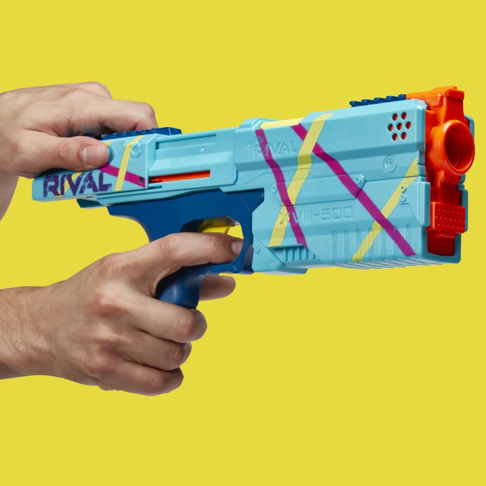 Nerf Rival Kronos XVIII-500 Blaster, Amazon Exclusive Teal Color